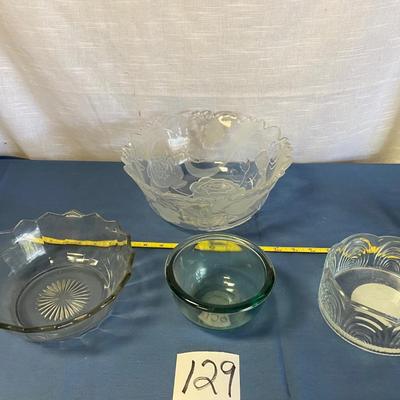 Glass Bowl Lot