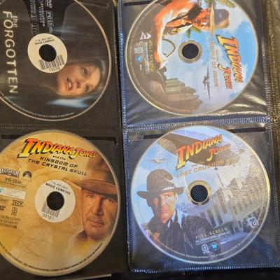 Large DVD Lot including on Portable DVD Holder with DVDs inside
