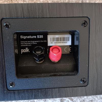 POLK AUDIO 4 PIECE SPEAKER SYSTEM