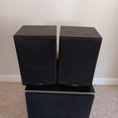 POLK AUDIO 4 PIECE SPEAKER SYSTEM