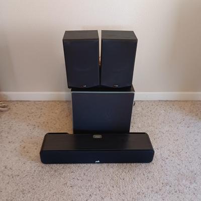 POLK AUDIO 4 PIECE SPEAKER SYSTEM