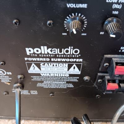 POLK AUDIO 4 PIECE SPEAKER SYSTEM