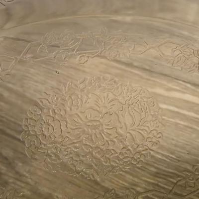 Yellow Depression Glass Bowl and Platter