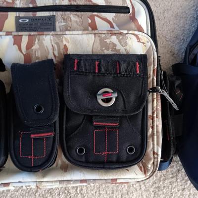 OAKLEY TACTICAL FIELD GEAR CASE AND A BACKPACK