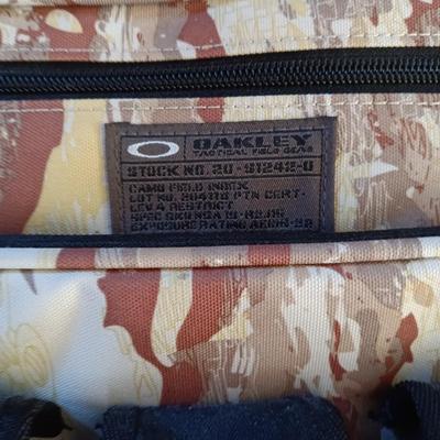 OAKLEY TACTICAL FIELD GEAR CASE AND A BACKPACK