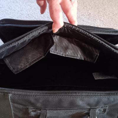 OAKLEY SOFT SIDED BRIEFCASE AND UNIDEN ZIPPERED CASE
