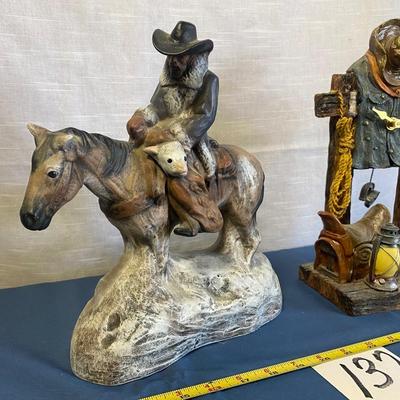 Western Clock and Cowboy