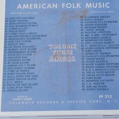 1997 SMITHSONIAN Folk Music CD Box Set