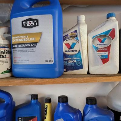 Collection of automobile lubricants