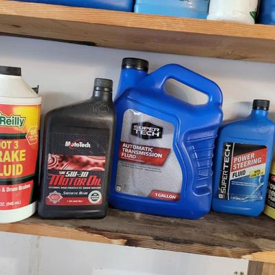 Collection of automobile lubricants