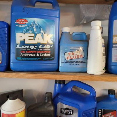 Collection of automobile lubricants