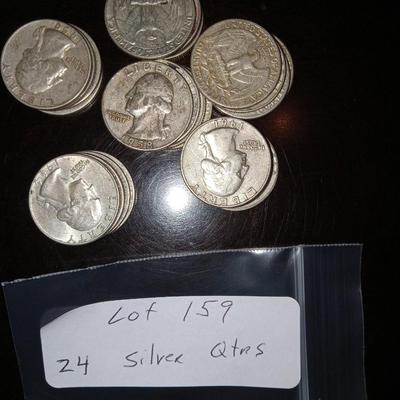 24 silver quarters