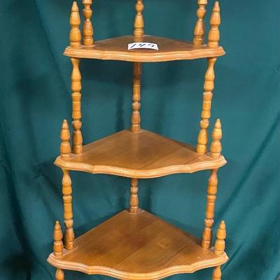 Wooden Corner Shelf