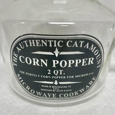 Glass Microwave Popcorn Popper