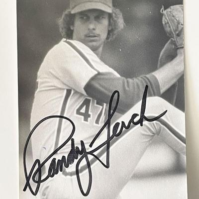 Philadelphia Phillies Randy Lerch signed photo