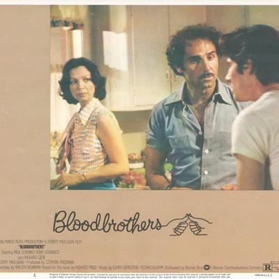 Bloodbrothers 1978 original vintage lobby card