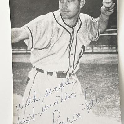 Philadelphia Athletics Ferris Fain signed photo