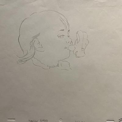 Dancing Babies original hand drawn artwork