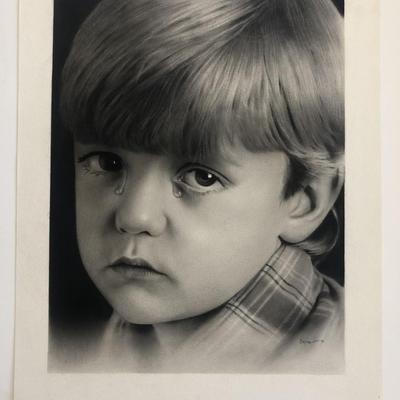  Crying Boy Original Art - Castillo '91