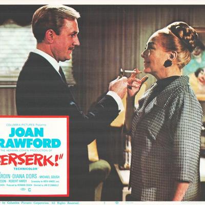 Berserk! 1967 original vintage lobby card