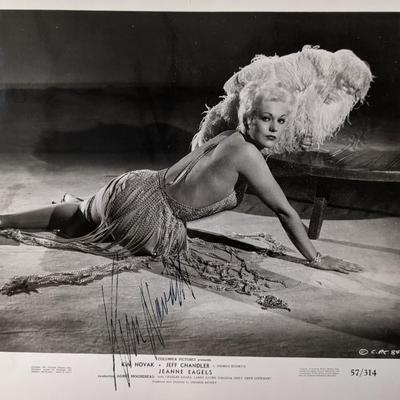 Kim Novak signed photo