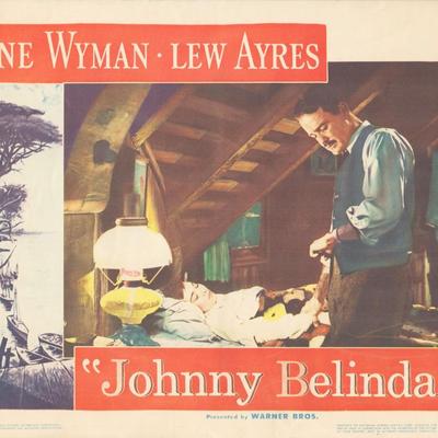 Johnny Belinda 1948 original vintage lobby card
