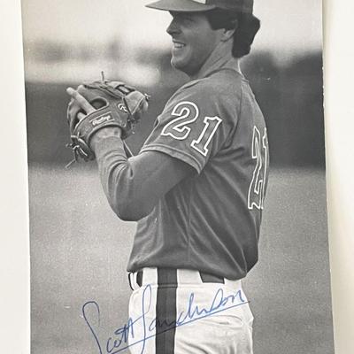 Scott Sanderson signed photo