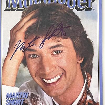 Martin Short signed Moviegoer Magazine