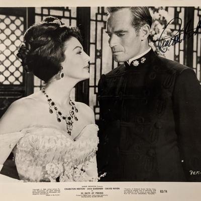 Charlton Heston signed photo