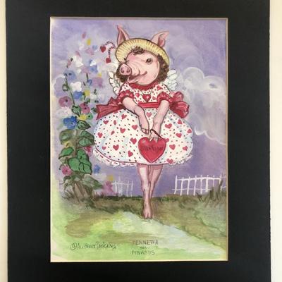 Fennetta the Pegasus All Heart Designs Original Art