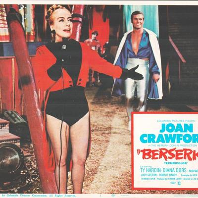 Berserk! 1967 original vintage lobby card