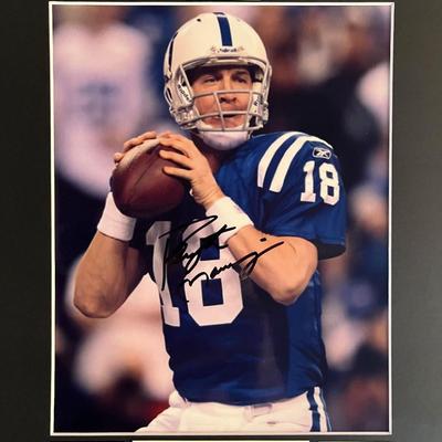 Peyton Manning signed photo