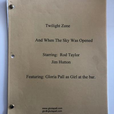 The Twilight Zone - And When the Sky Was Opened - Original Script