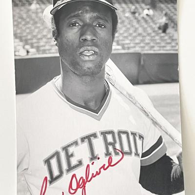 Detroit Tigers Ben Oglivie signed photo