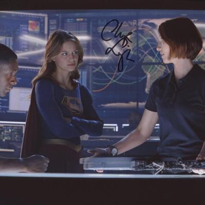 Chyler Leigh signed "Supergirl" television photo 