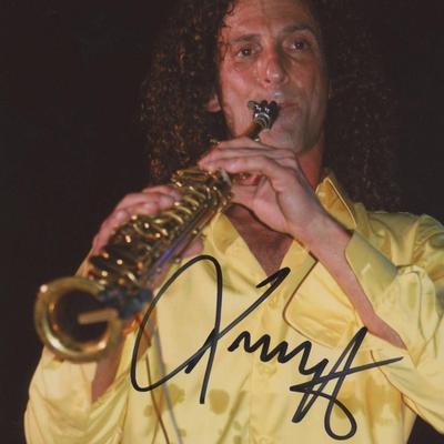 Kenny G signed photo