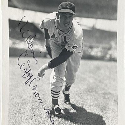 St. Louis Cardinal Cliff Chambers signed photo
