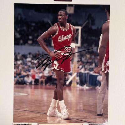 Michael Jordan signed photo