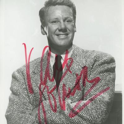 Van Johnson signed photo