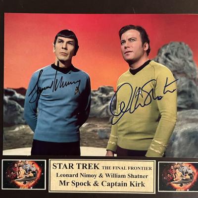 Star Trek cast signed photo