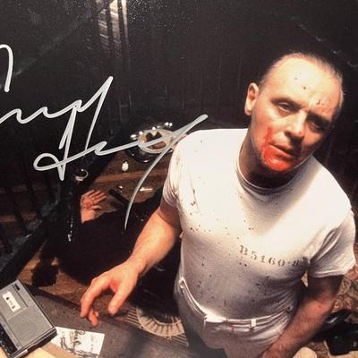 Silence of the Lambs Anthony Hopkins signed photo