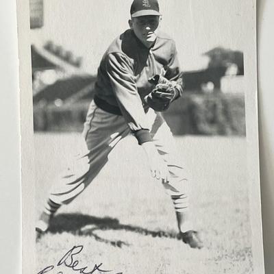 St. Louis Cardinals Ralph Beard signed photo