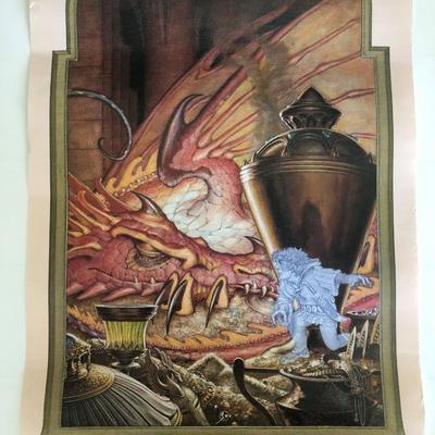 Steve Hickman - The Invisible Thief - Original Vintage Art Print No. 4 - 1976