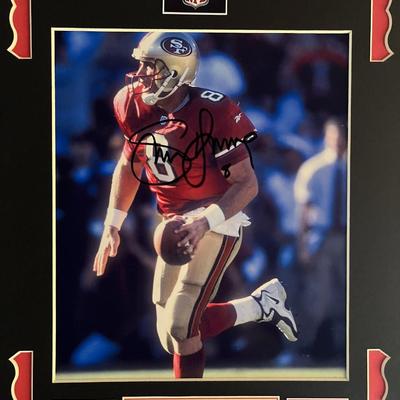 Steve Young signed photo