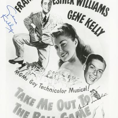 Frank Sinatra Take Me Out to the Ball Game signed movie photo. GFA Authenticated