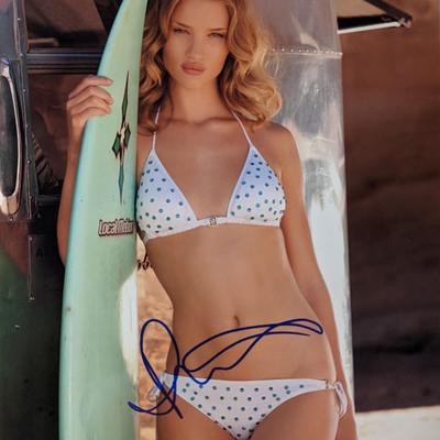 Victoria's Secret model Rosie Huntington-Whiteley signed photo