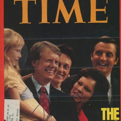 Jimmy Carter signed Time magazine. GFA Authenticated