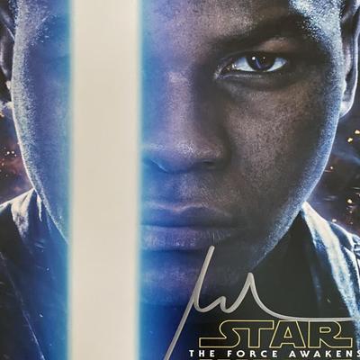 Star Wars: The Force Awakens John Boyega
signed movie photo