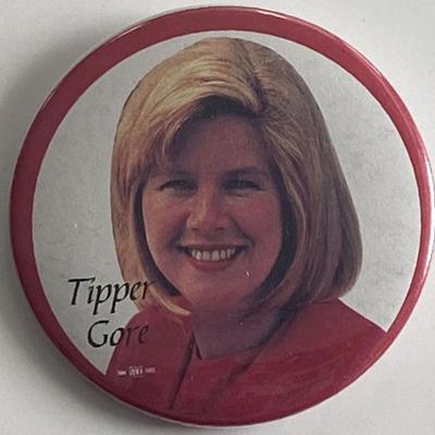 Tipper Gore pin