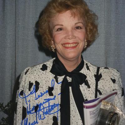 Nanette Fabray signed photo